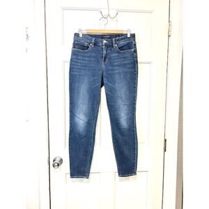 Lucky Brand Ava Jeans Womens Sz 8/29 Blue Mid Rise Skinny Medium Wash Stretch